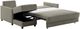 Luonto® Furniture Pint 2-Piece Rene/Walnut Full XL Sleeper Sectional and Right-Arm Facing Chaise-0