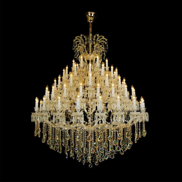 Michael Amini® Grand Versailles Cognac Crystals 45-Light Chanelier-1