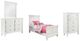 Signature Design by Ashley® Kaslyn 3-Piece White Twin Panel Bed Set-0