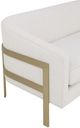 Fairfield® Customizable Zsa Zsa 85" Sofa with Brushed Brass Base-3