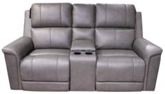 Signature Design by Ashley® Bleckley Anchor Power Reclining Loveseat with Console and Adjustable Headrest