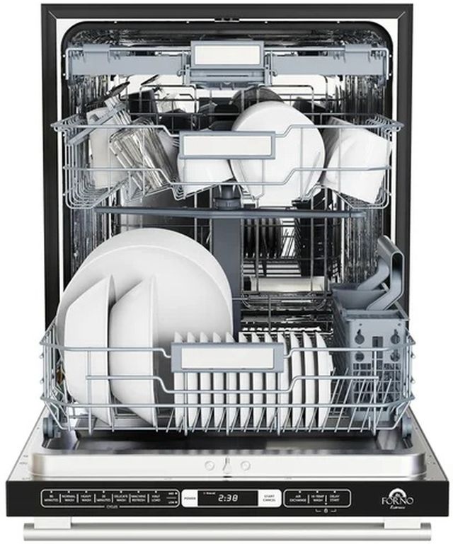 FORNO® Romano Espresso 24" Stainless Steel Top Control Built In Dishwasher-1