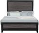 Global Furniture USA Lisbon 5-Piece Black/Dark Gray Queen Bedroom Set-2