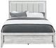 Global Furniture USA Elsie Gray Queen Upholstered Panel Bed with LED-3
