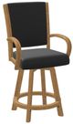 Chromcraft Customizable Camryn Counter Height Swivel Dining Stool-5