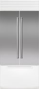Sub-Zero Stainless Steel Flush Inset Door Panel with Pro Handle-0