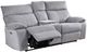 Mazin Furniture Casper Grey Power Double Reclining Loveseat with Console-1
