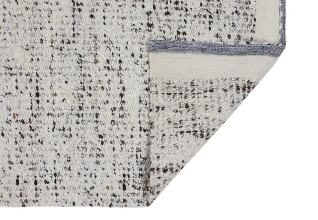 KAS Rugs Darcy Ivory Charcoal 5'x8' Area Rug-3