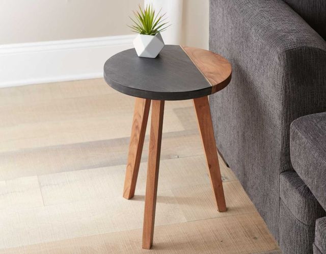 Steve Silver Co. Caspian Natural Matte End Table-1