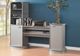 Monarch Specialties Inc. Grey Bookcase-0