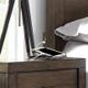 aspenhome® Modern Loft Brownstone Queen Panel Bed-1