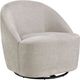Coaster® Leon Beige Upholstered Swivel Accent Chair-0