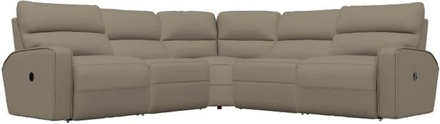 La-Z-Boy® Maddox Fossil Reclining Sectional with Custom Layout Options-0