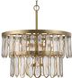 Uttermost® Aurelie Antique Brass 9-Light Round Pendant-2