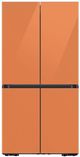 Samsung Bespoke Flex™ 18" Clementine Glass French Door Refrigerator Top Panel-3