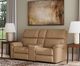 Flexsteel® Customizable Porter Leather Power Reclining Loveseat with Console, Power Headrest and Lumbar-1