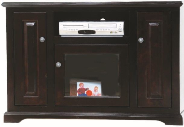 American Heartland Manufacturing Poplar Deluxe Entertainment Console-0