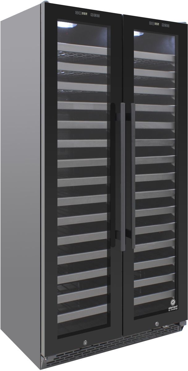Vinotemp Butler Series 36" Black Wine Cooler-2
