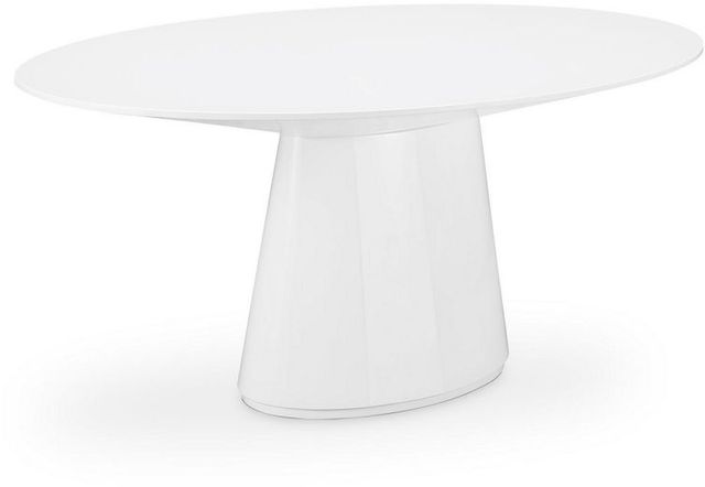Moe's Home Collection Otago White Oval Dining Table-1