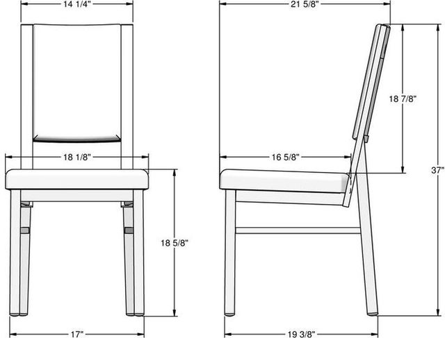 Amisco Customizable Payton Dining Side Chair-2