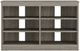 Perdue Woodworks 78,000 Essential  Silver fox TV Media Console-1