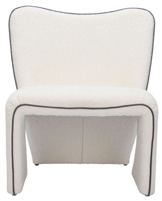 Zuo® Modern Novo Ivory Accent Chair-1