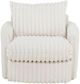 Coaster® Sarco Ivory Upholstered Swivel Arm Chair-1
