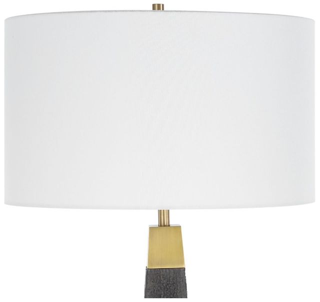 Uttermost® Lathey Black Floor Lamp-4