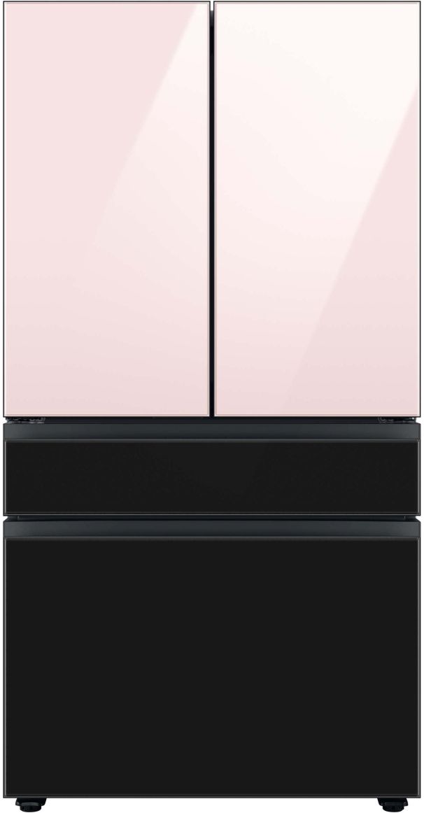 Samsung Bespoke 36" Charcoal Glass French Door Refrigerator Bottom Panel-4