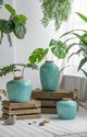 A & B Home Blue 8" Flower Vase-5