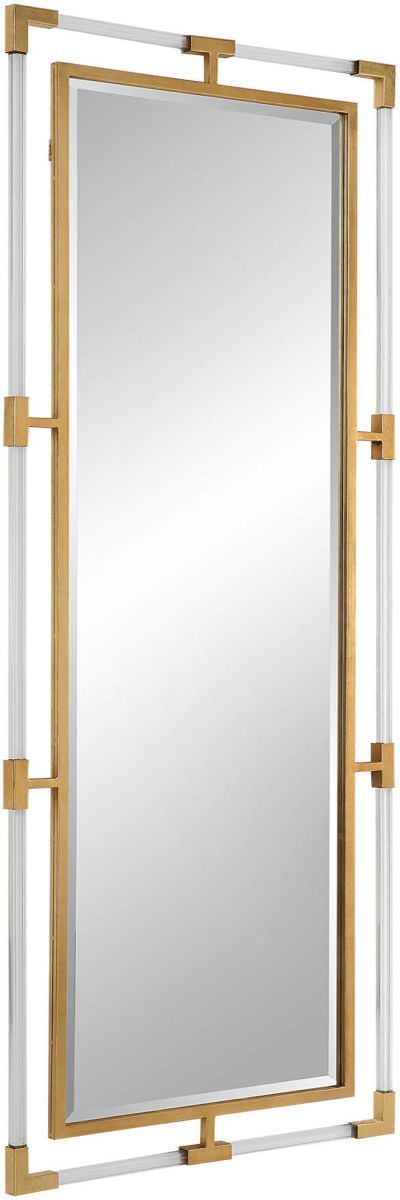 Uttermost® Balkan Metallic Gold Leaf Tall Mirror
