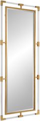 Uttermost® Balkan Metallic Gold Leaf Tall Mirror-3