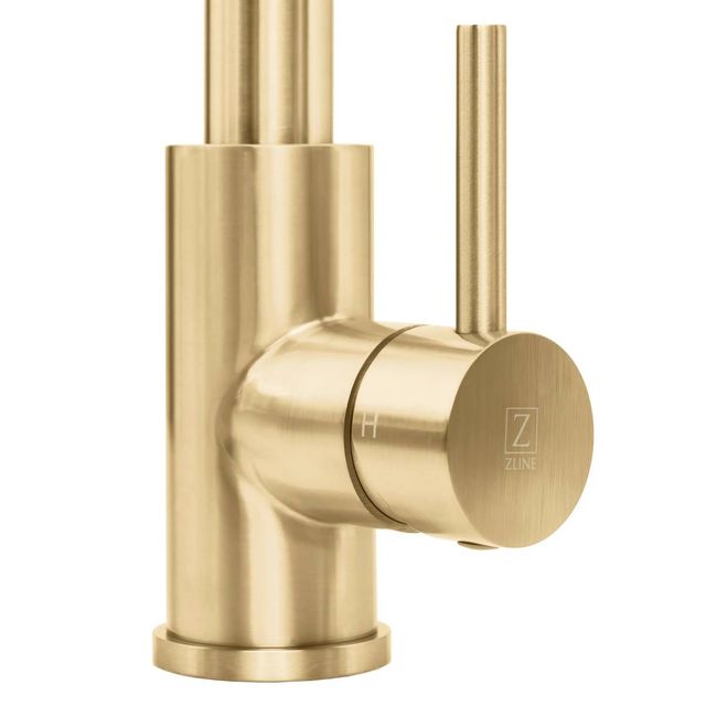 ZLINE Palisades Champagne Bronze Pull Down Spring Spray Wand Kitchen Faucet-4