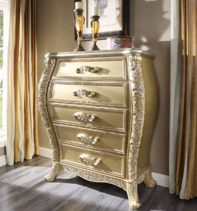 ACME Furniture Cabriole Gold Chest-1