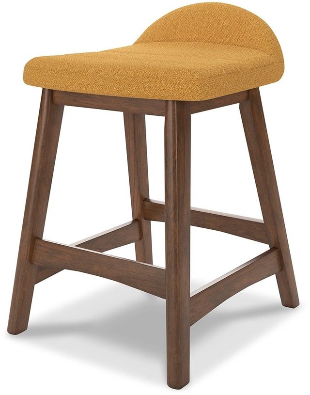 Signature Design by Ashley® Lyncott Mustard Counter Bar Stool-1