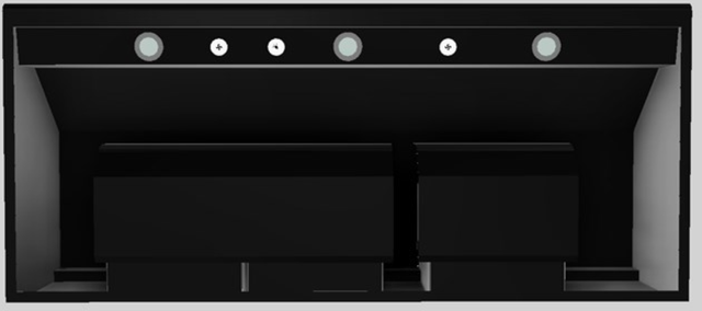 Vent-A-Hood® 48" Black Under Cabinet Range Hood-2
