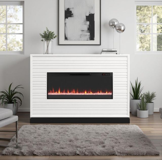 Legends Home Real Cozy Malibu White Fireplace Mantel-1