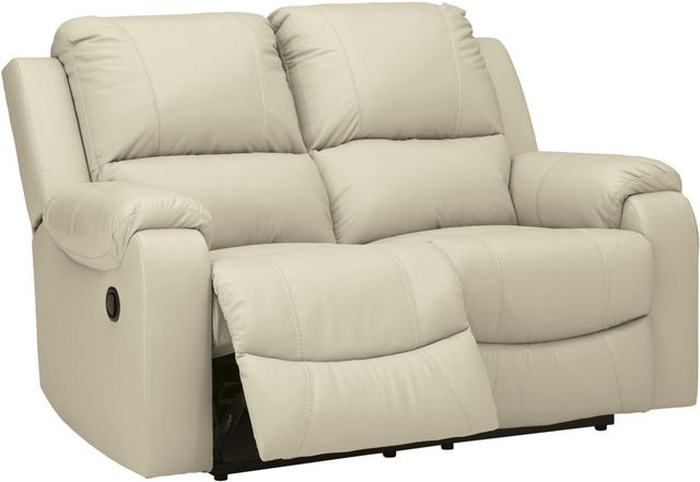 Signature Design by Ashley® Rackingburg Cream Reclining Loveseat-0