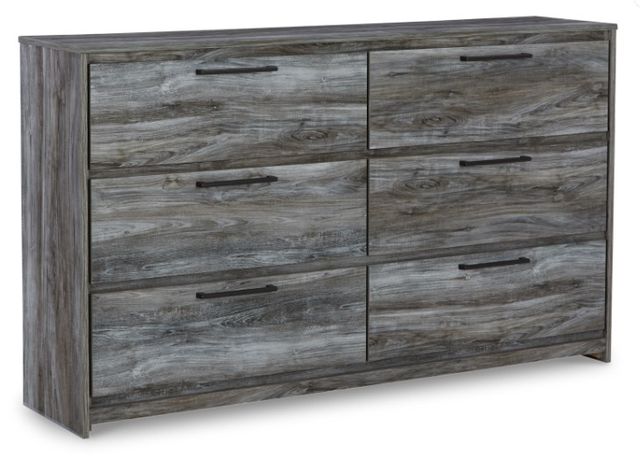 Signature Design by Ashley® Baystorm 4-Piece Gray Queen Panel Bed Set-2