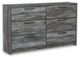 Signature Design by Ashley® Baystorm 4-Piece Gray Queen Panel Bed Set-2