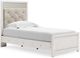 Signature Design by Ashley® Altyra 2-Piece White Twin Panel Bed Set-1
