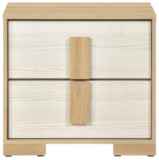 Homelegance® Sterling Natural/White Nightstand-2