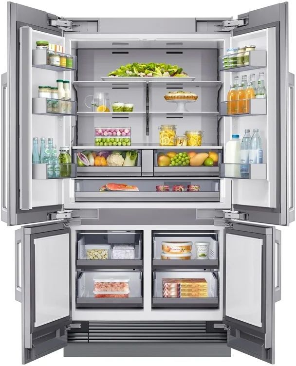 Dacor® 42 in. 23.5 Cu. Ft. Panel Ready Built In Counter Depth French Door Refrigerator-1