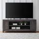 Liberty Furniture Modern Farmhouse Dusty Charcoal 78" Fireplace TV Console-1