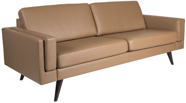 Fjords® Norsk Nordic Vintage Cognac 3 Seater Duo Sofa-0