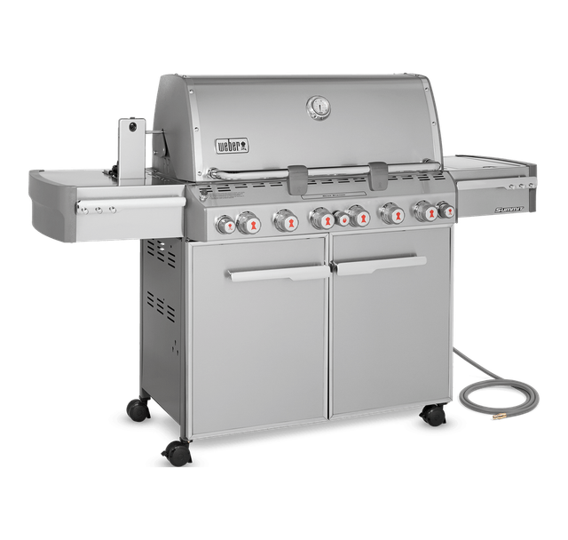 Weber® S-670™ 6-Burner Stainless Steel Freestanding Natural Gas Grill-2