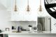 Cal® Lighting & Accessories Girona Antique Brass/Glass Pendant-5