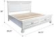 Emerald Home Stoney Creek Antique White King Panel Storage Bed-2