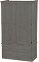 Crate Designs™ Furniture Graphite Shelf Armoire-1