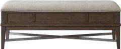 Intercon Preston Weathered Vintage Oak Storage Bench